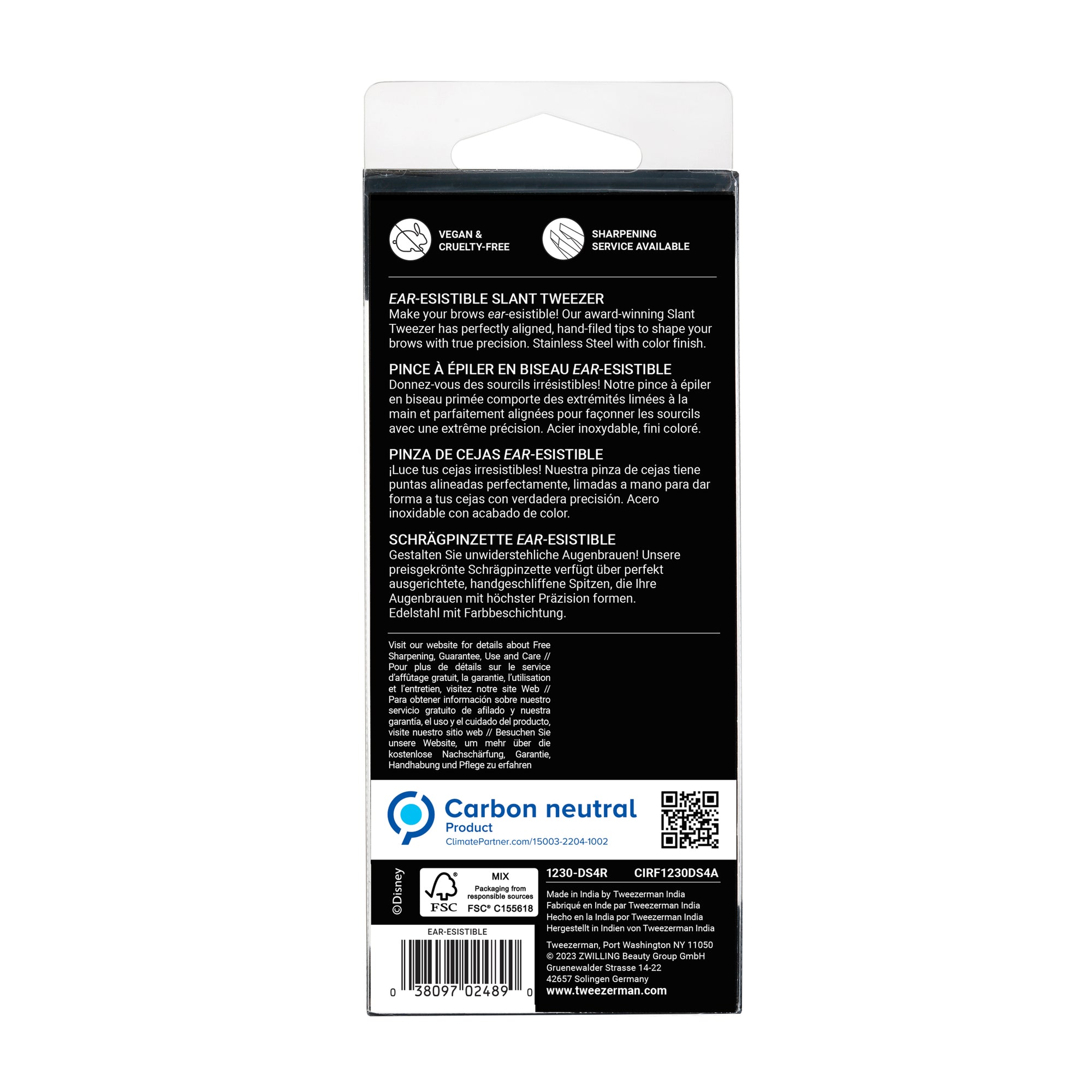 Ear-esistible Slant Tweezer