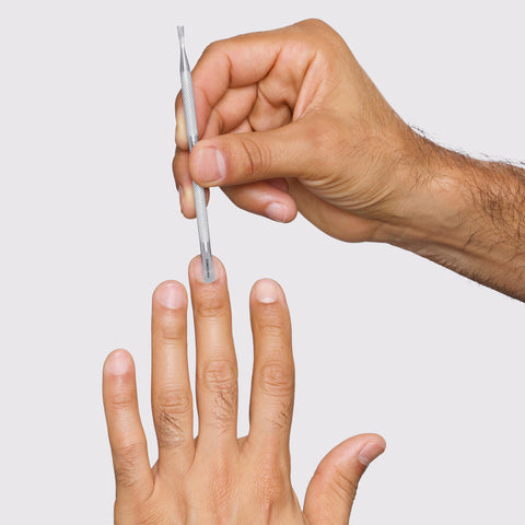Male Model using Dual Ended Stainless steel pushy 