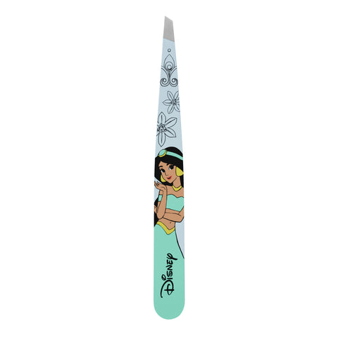 Disney's Jasmine Slant Tweezer, tweezer color is blue with image of Jasmine